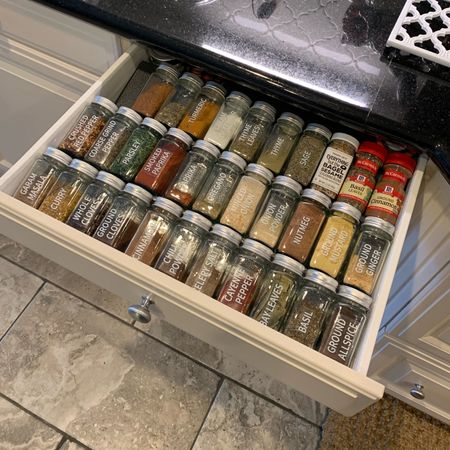 Spice Drawer Organization

Every time I open this drawer I let out a sigh of relief. This drawer was super easy to throw together and organize all of our spices using just a couple products from Amazon. The glass jar set comes with stickers and a funnel!

#LTKhome #LTKfindsunder50 #LTKMostLoved