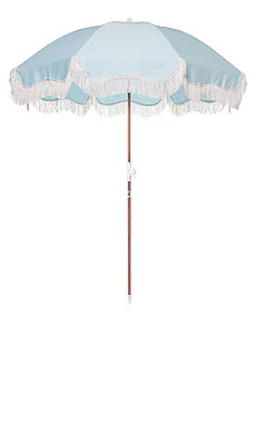 business & pleasure co. Holiday Beach Umbrella in Santorini Blue from Revolve.com | Revolve Clothing (Global)