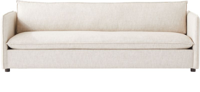 Corroy Natural Linen Sofa + Reviews | CB2 | CB2