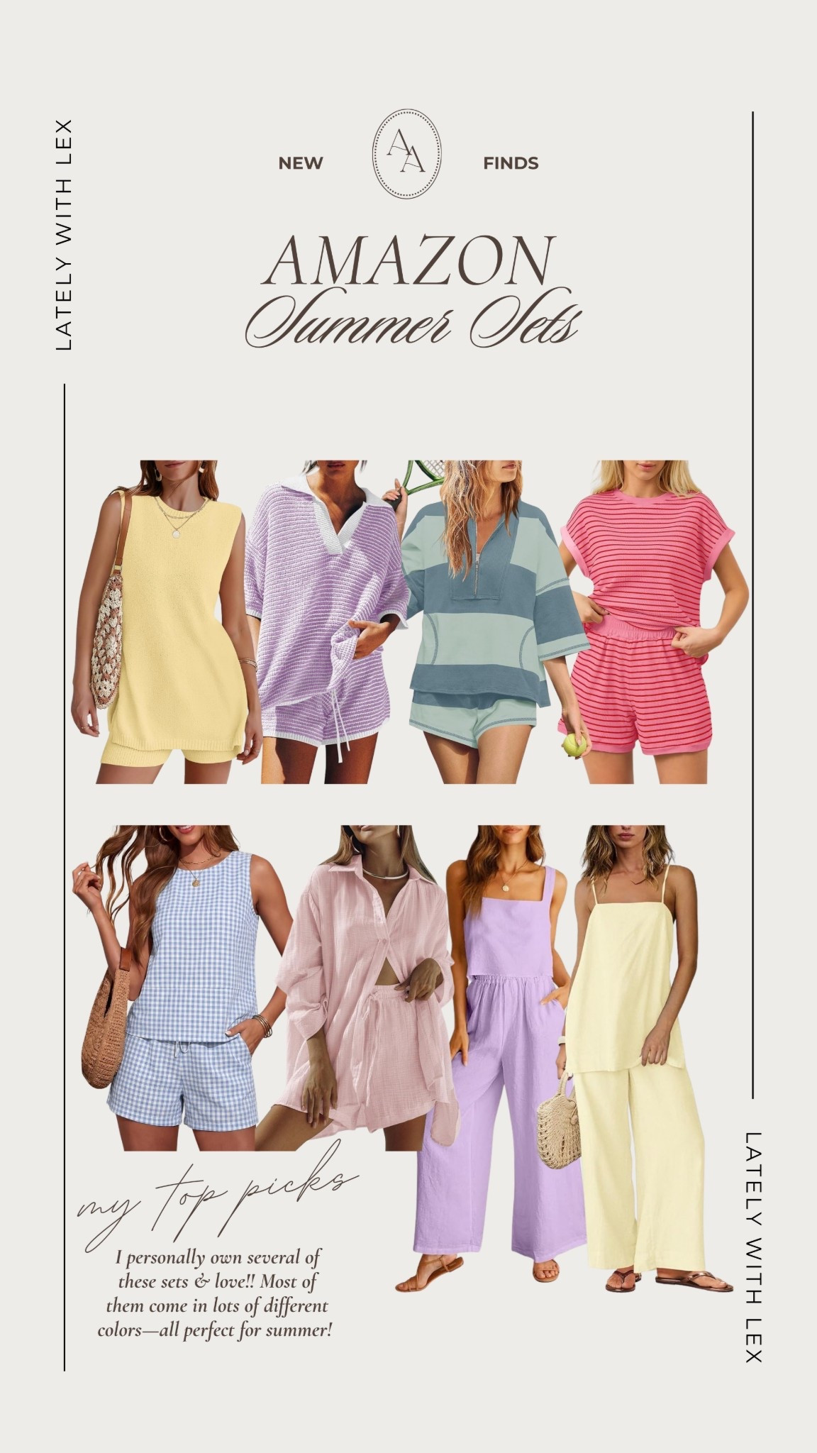 Always love an easy set to throw on during spring, summer & vacations! Linking several Amazon sets I have or that I’m eyeing to buy next for summer + our spring break trip  // 

Amazon sets // trendy sets for summer // summer outfits // spring break sets // travel sets 

#LTKootd #LTKSeasonal #LTKmomlife