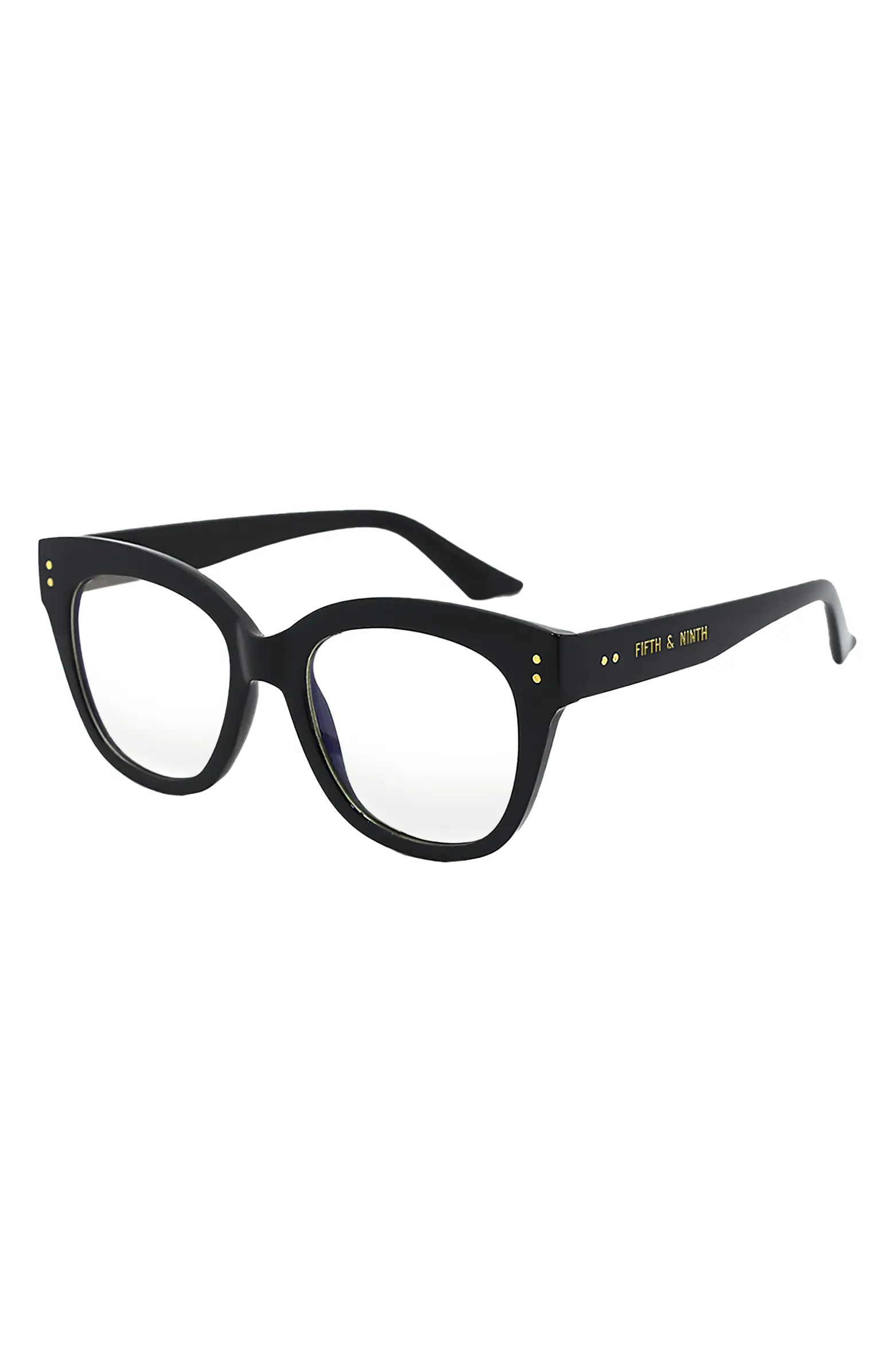 Fifth & Ninth Florence 54mm Round Blue Light Blocking Glasses | Nordstrom | Nordstrom