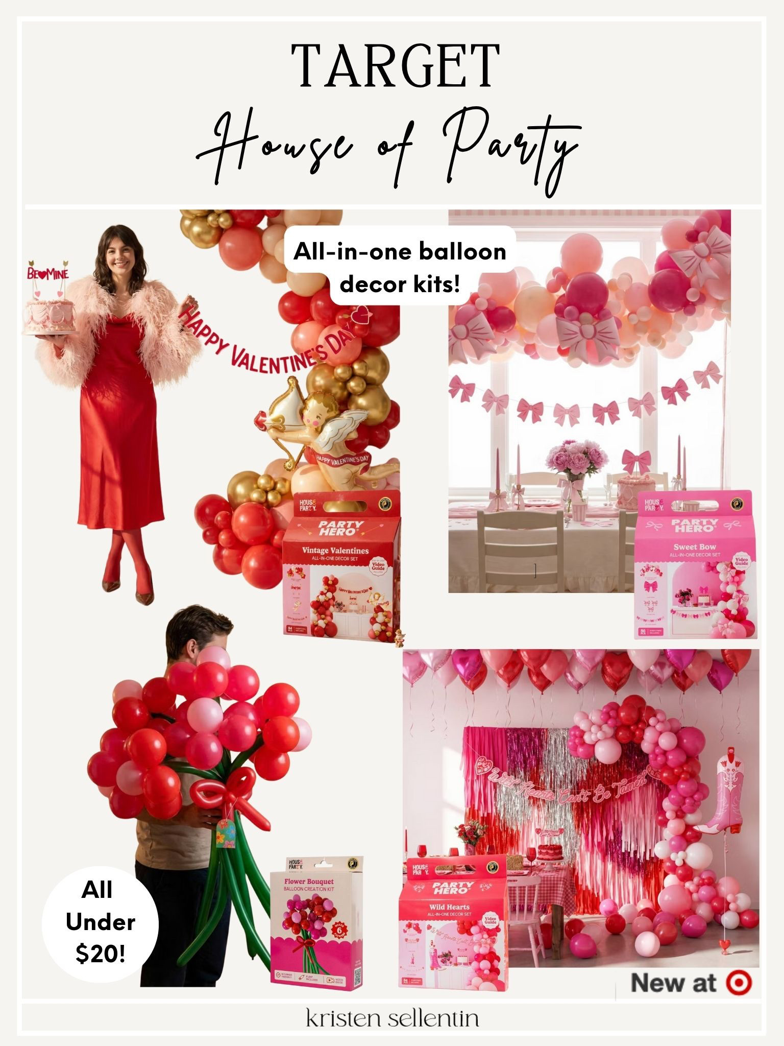 New @ Target! House of Party all-in-one balloon kits! Grab one for Valentine's Day! Under $20! 

 

#LTKValentine #LTKSeasonal #LTKKids