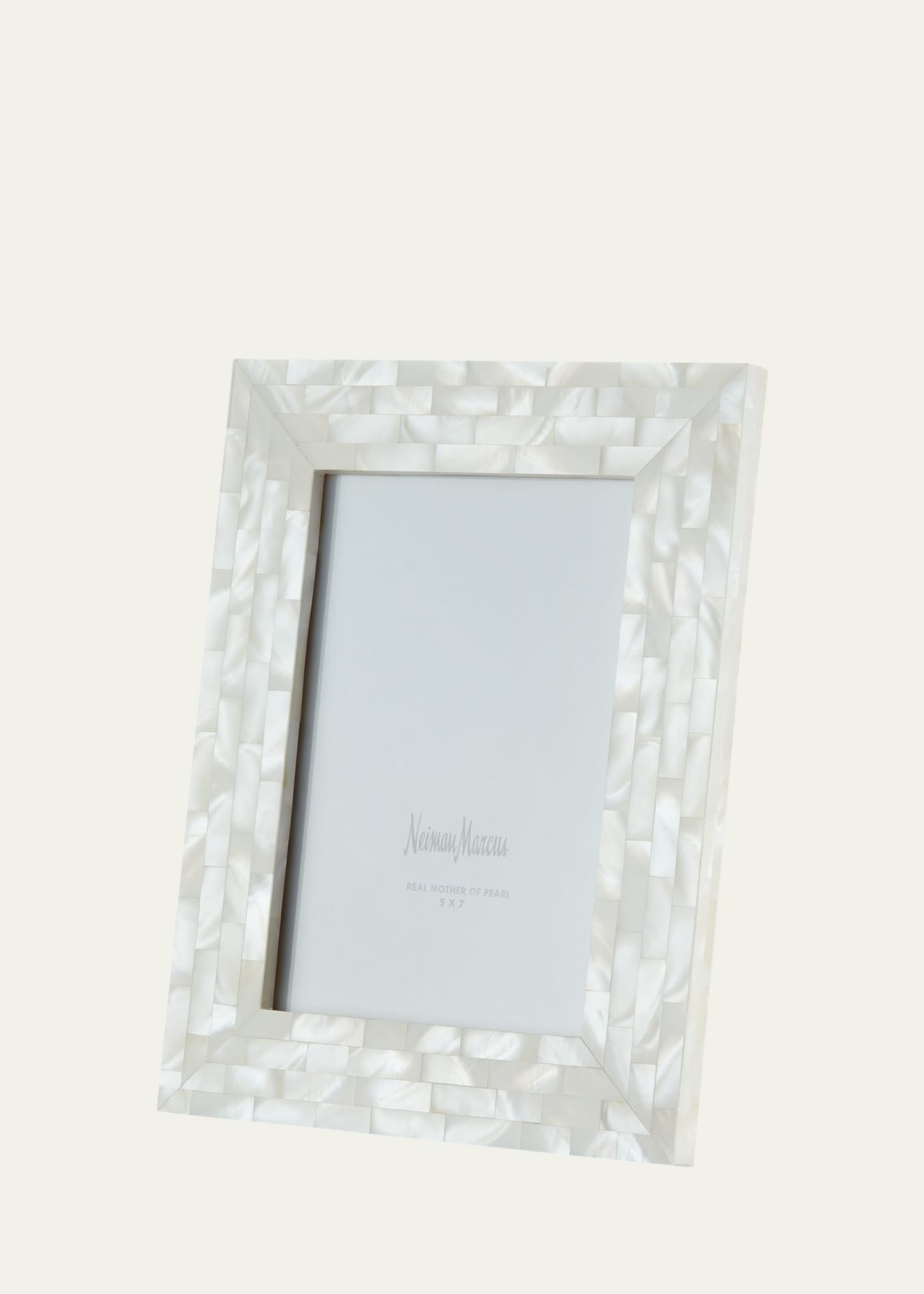 The Jws Collections Mother-of-Pearl Picture Frame, White, 5" x 7" | Bergdorf Goodman