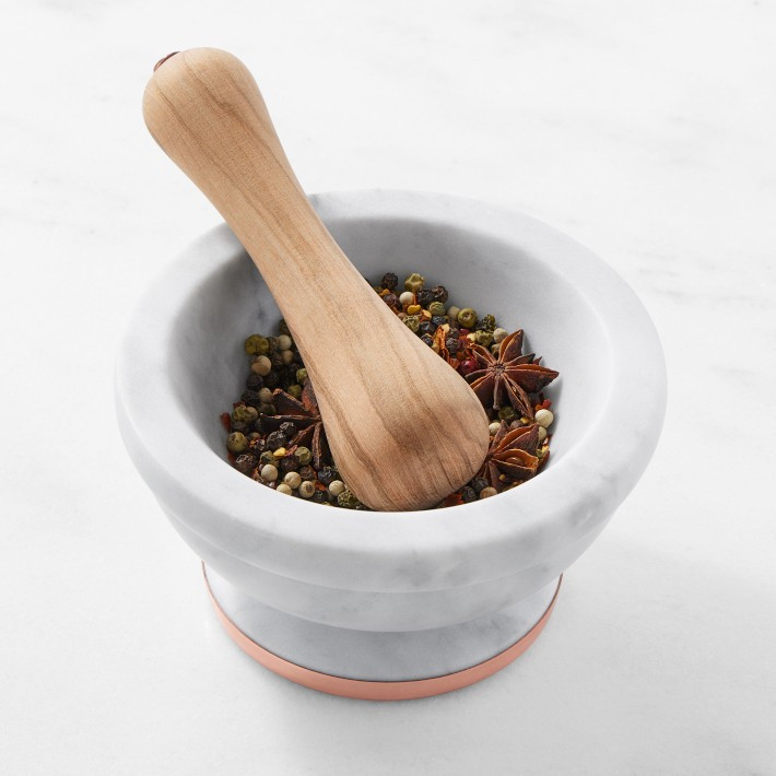 Williams Sonoma Signature Marble Mortar and Pestle | Williams-Sonoma