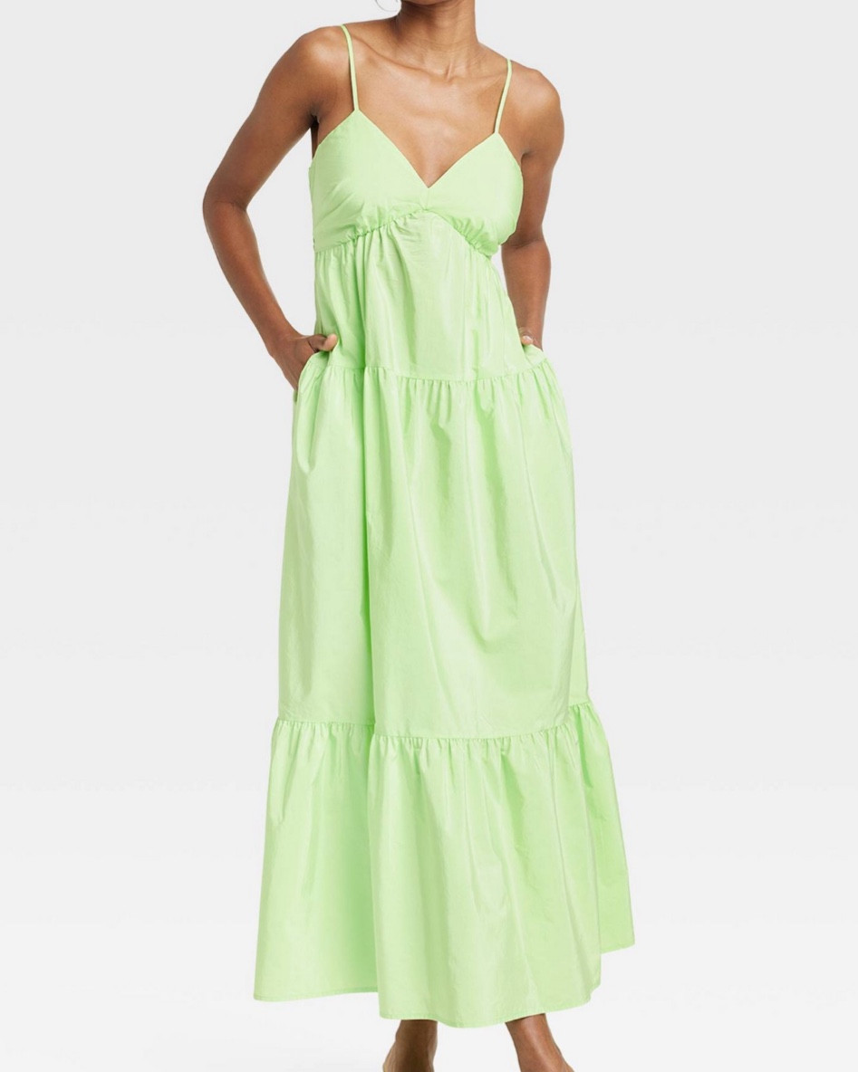 lime green dress target Jluxlabel Women's Slinky Krishna One Shoulder Maxi Dress main image 1