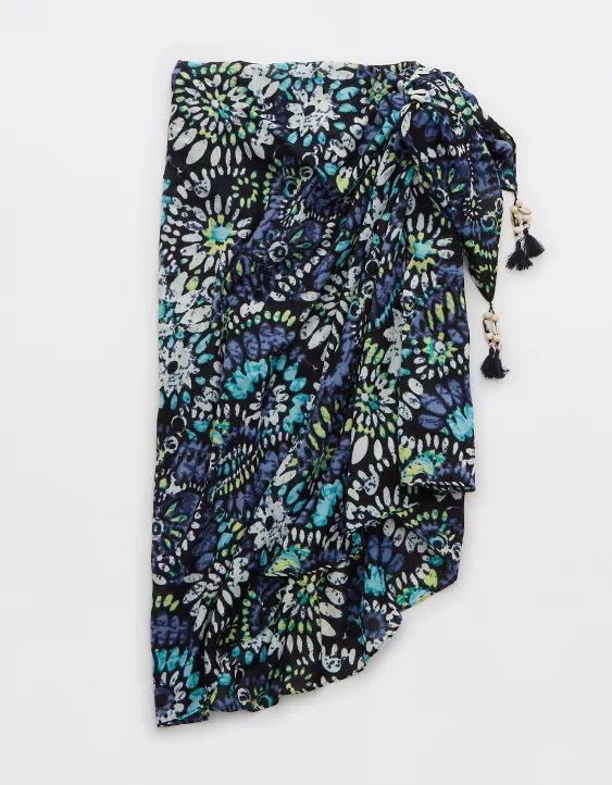 Aerie Shell Tassel Sarong | American Eagle Outfitters (US & CA)