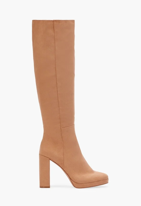 Emmaline Platform Heeled Boot | JustFab