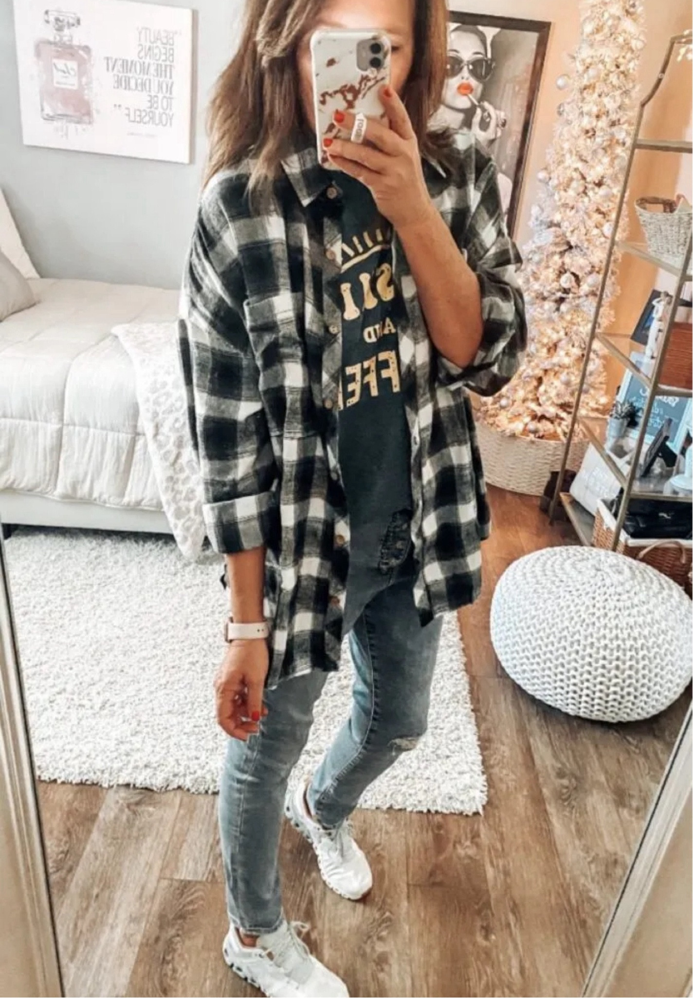 Casual every day outfit. Express jeans have tons of stretch, ON sneakers, graphic tee from Amazon styled with a plaid shirt also from Amazon 

Amazon fashion, Amazon finds, amazon outfits, jeans, sneakers, casual outfits, weekend outfit, gifts for her, ON sneakers, gift guide, gifts for her, Christmas, holiday 

#LTKsalealert #LTKfindsunder50 #LTKGiftGuide

#LTKSaleAlert #LTKFindsUnder50 #LTKxPrimeDay