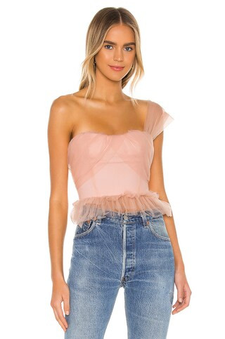 NBD Marnie Top in Champagne Pink from Revolve.com | Revolve Clothing (Global)