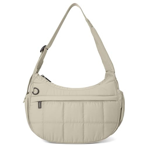 Shoulder Bag for Women Small Puffer Purses Crescent Bag Hobo Handbags with Adjustable Strap for Daily | Amazon (US)