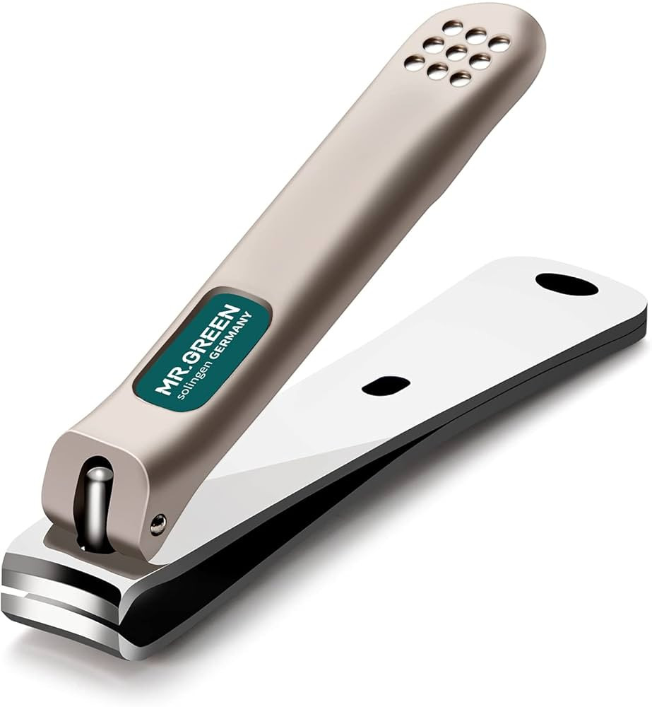 MR.GREEN Nail Clippers Curved Blades Fingernail Cut Nippers Manicure Scissors Stainless Steel Ped... | Amazon (US)