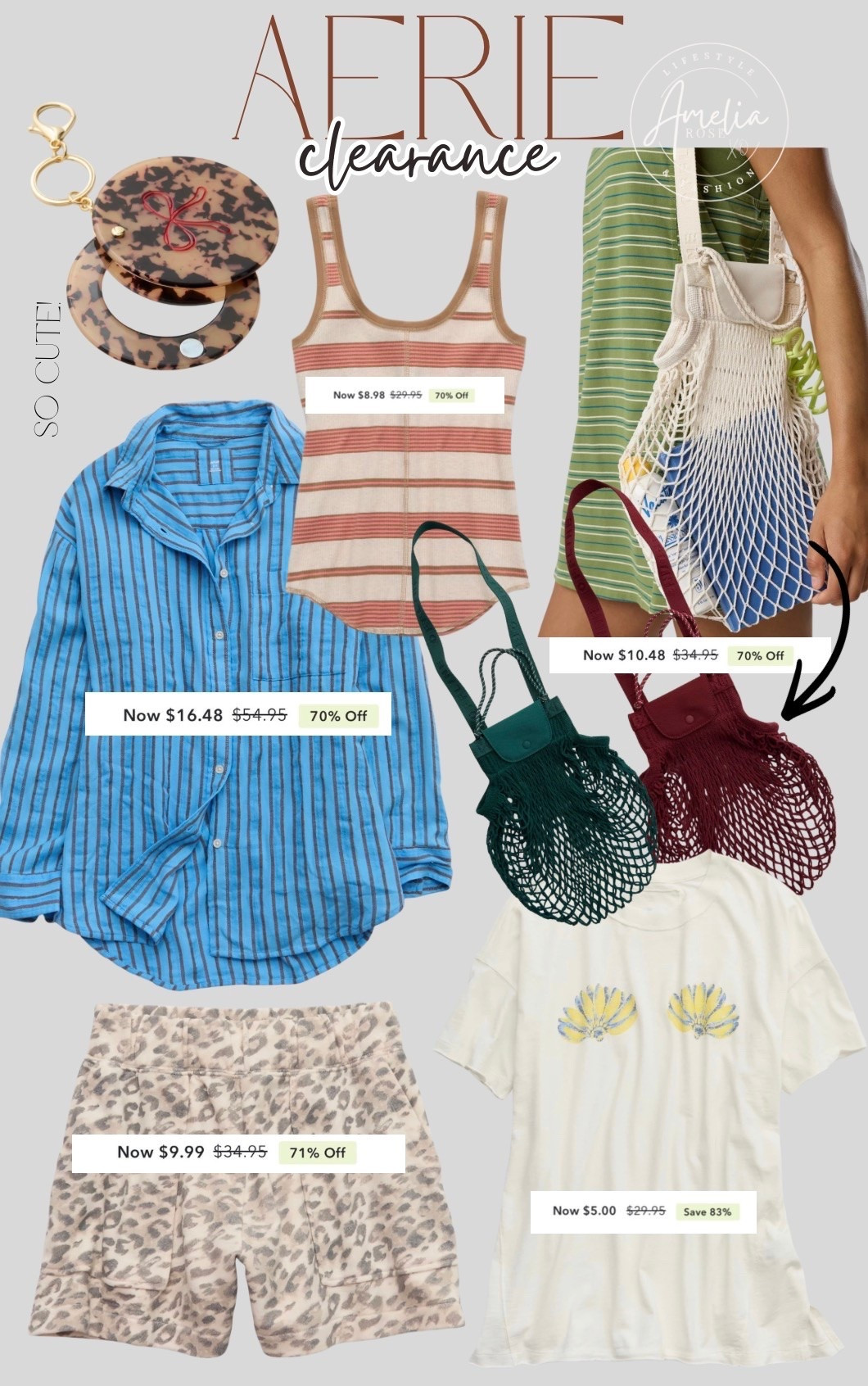 Aerie favs on clearance!!! Best time to shop! I tend to size down in most (not tanks or bra tops) because they usually run oversized

#LTKootd #LTKSaleAlert #LTKmomlife