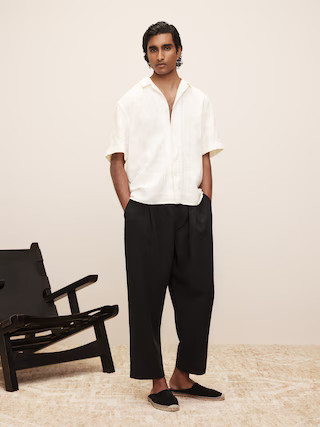 The White Lotus Pleated TENCEL™-Linen Pull-On Pant | Banana Republic (US)