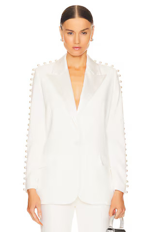 Nadine Merabi Charlotte Blazer in White from Revolve.com | Revolve Clothing (Global)