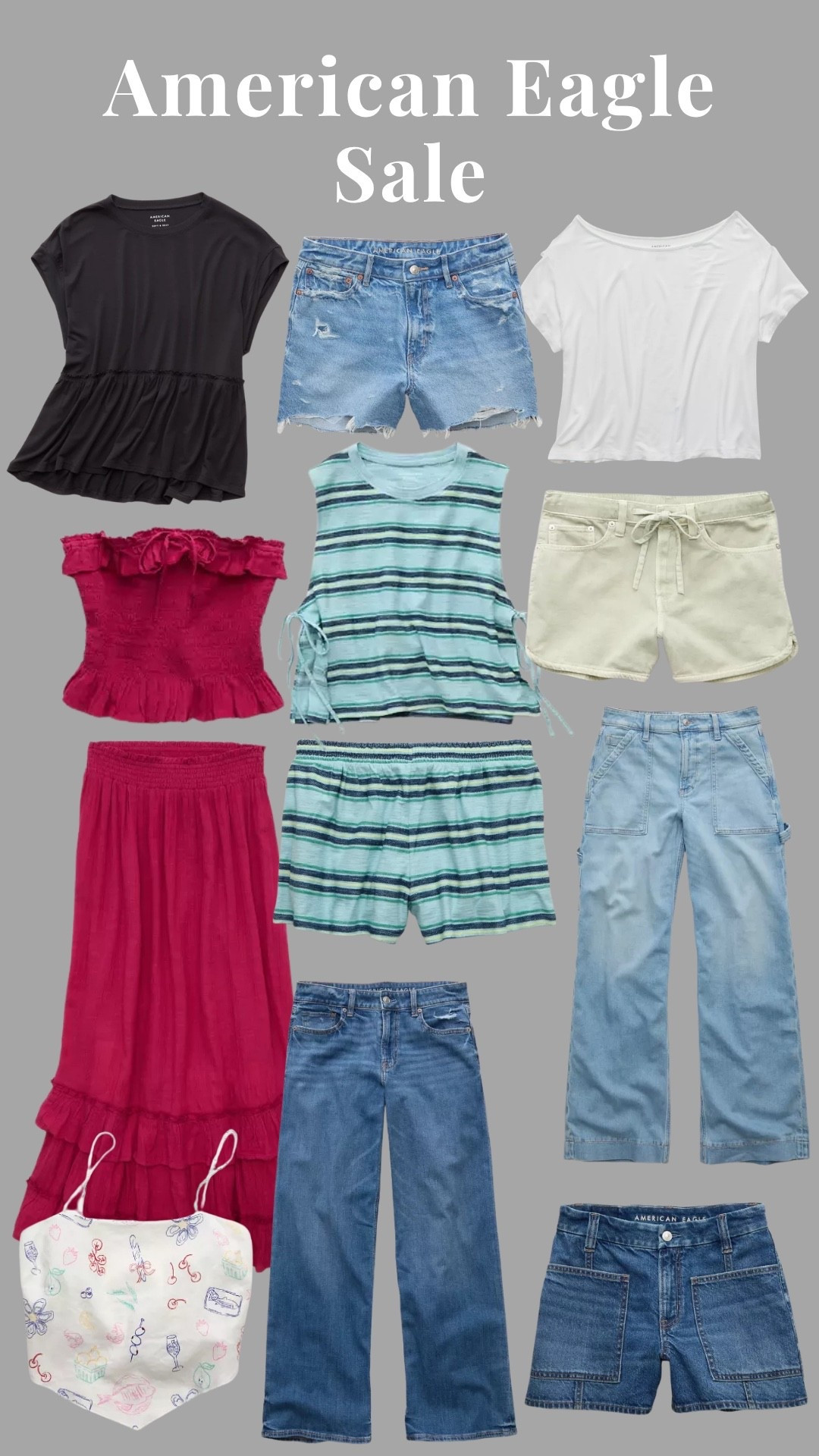 American Eagle Sale!! Shop the cute spring new arrivals!! 🌀

@abercrombie 

#LTKootd #LTKgrwm #LTKSaleAlert