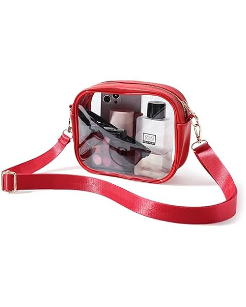 KETIEE Clear Crossbody Bag, Stadium Approved Clear Purse Bag for Concerts Sports Events Festivals | Amazon (US)
