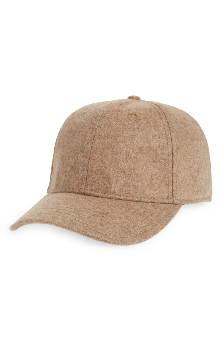 Wool Blend Baseball Cap | Nordstrom