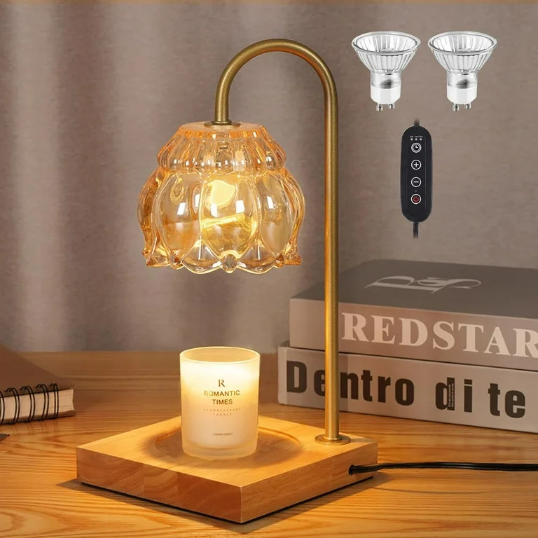 Nordic Hygge Electric Dimmable Candle Lamp Warmer with Timer, Christmas Birthday Gifts for Mom Wo... | Walmart (US)