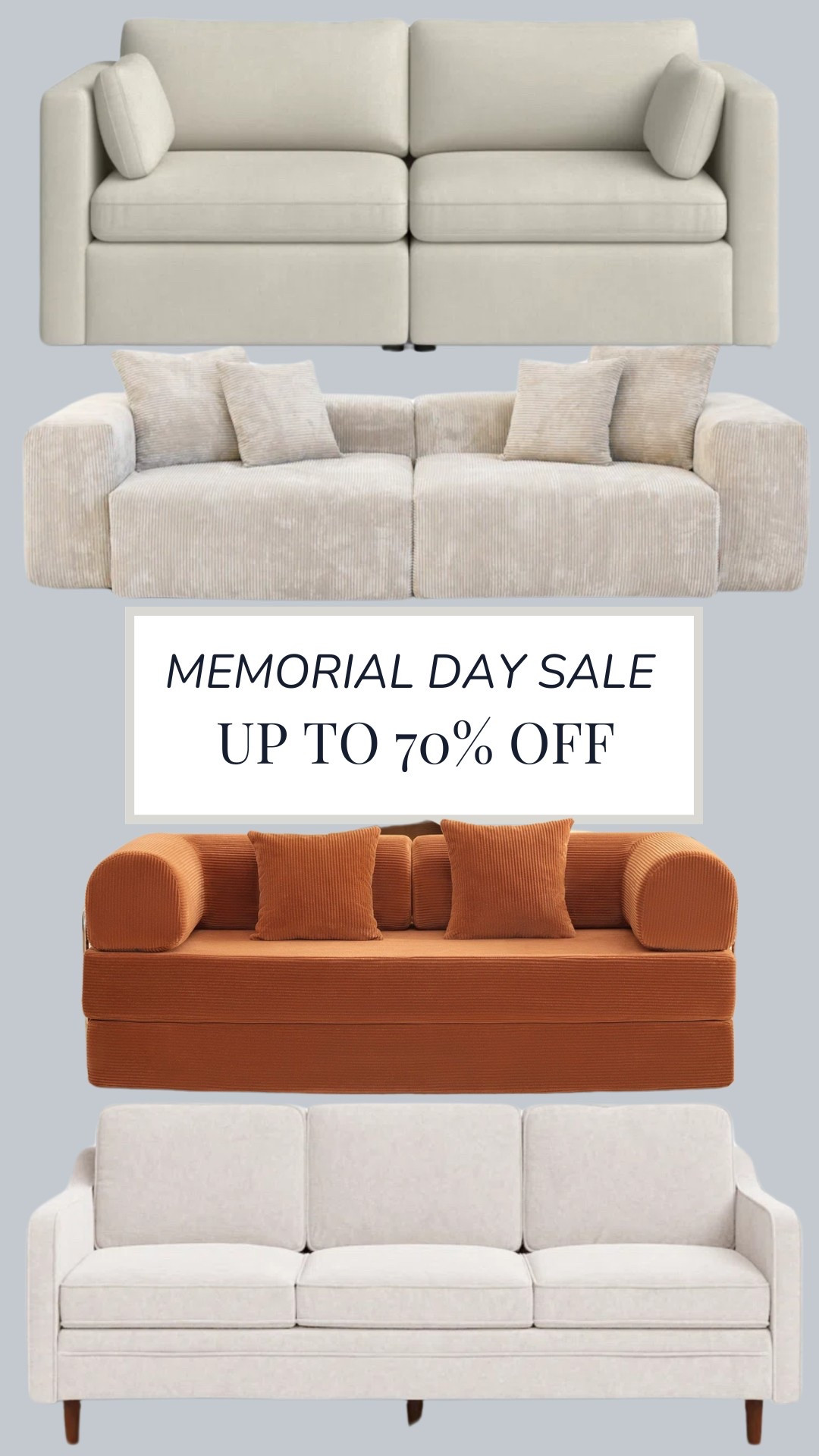 You don’t want to miss Wayfair Memorial Day sale!! 🛋️

Wayfair sale
Memorial day sale
Memorial Day furniture sale
Sofa 
Couch
Living room seating
Living room furniture

#LTKHome #LTKSaleAlert