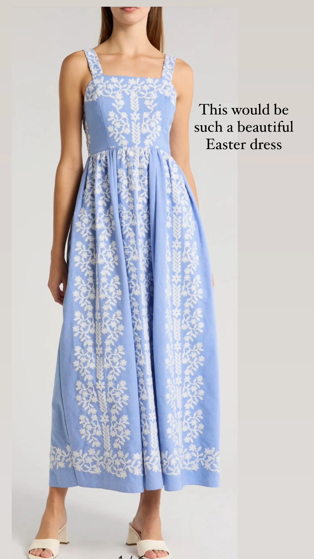 This would be such a beautiful Easter dress 

#LTKFindsUnder100 #LTKWorkwear #LTKWatchNow