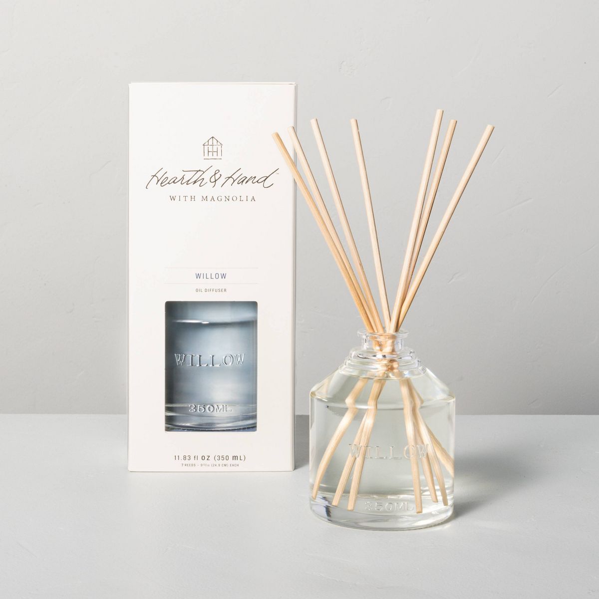 11.83 fl oz Willow Oil Reed Diffuser - Hearth & Hand™ with Magnolia | Target