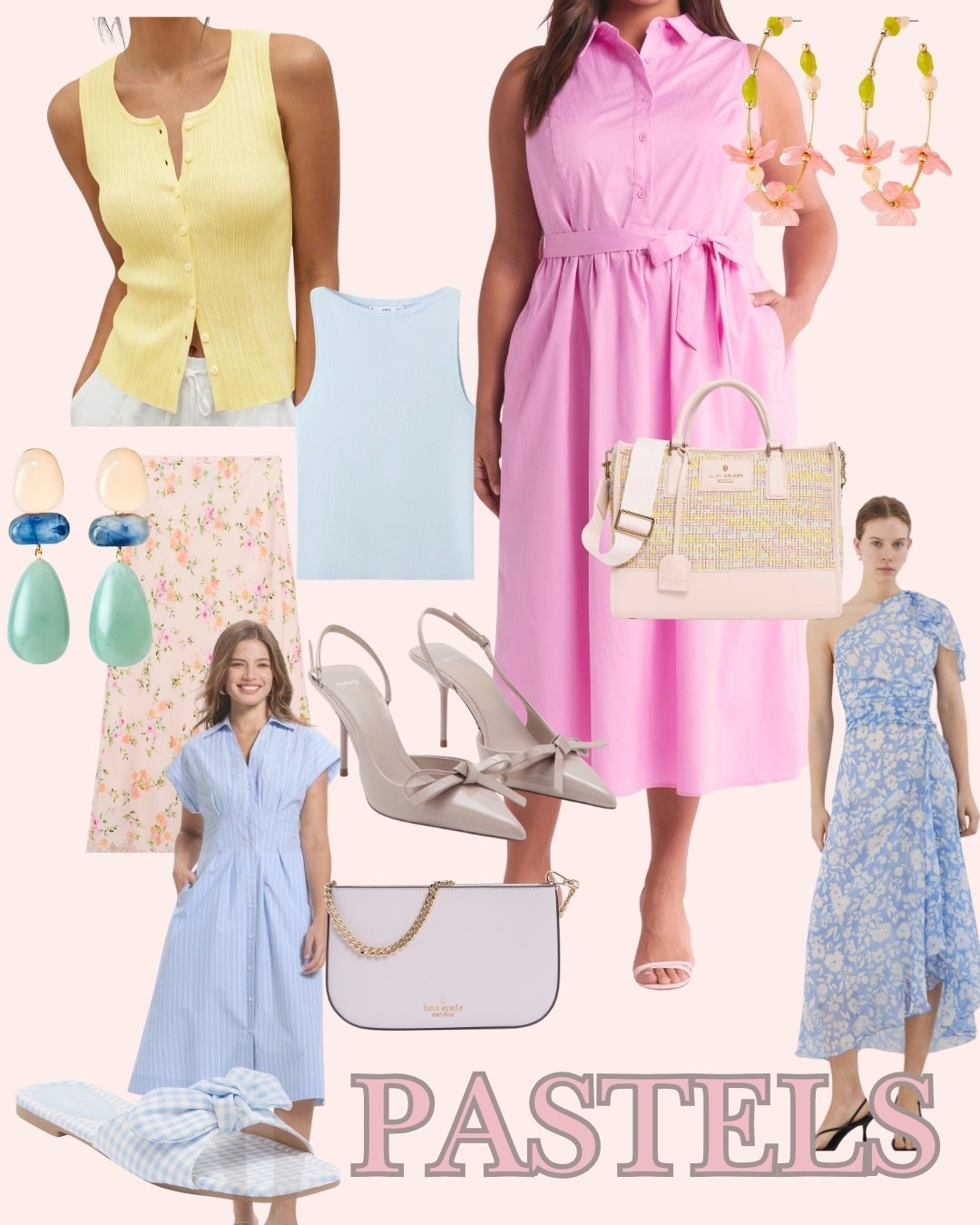 Pastel colors! They are trendy and perfect for the spring and summer season! 

#LTKgrwm #LTKOver40 #LTKootd