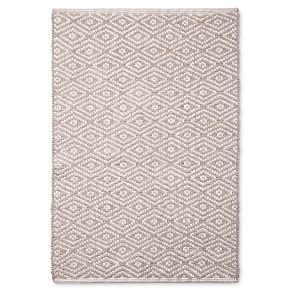 Woven Diamond Accent Rug (30"x48") Gray - Pillowfort™ | Target