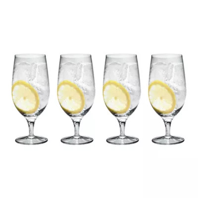 Luigi Bormioli Michelangelo Masterpiece Sparks 19 oz. Maxi Footed Beverage Glass (Set of 4) | Bed... | Bed Bath & Beyond