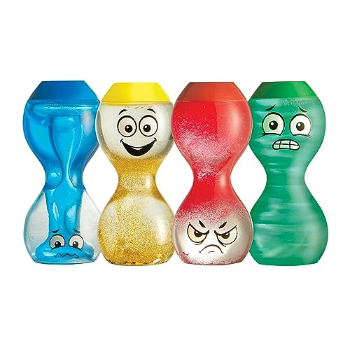 hand2mind Express Your Feelings Sensory Bottles, Play Therapy Toys, Visual Sensory Toys, Mindfulness for Kids, Comfort Items for Anxiety, Social Emotional Learning, Calm Down Corner Supplies | Amazon (US)