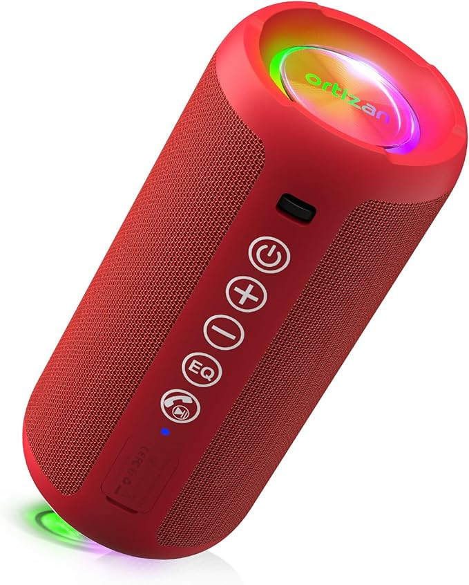 Ortizan Portable Bluetooth Speaker: IPX7 Waterproof, 24W Loud Sound, Deep Bass, Bluetooth 5.3, LE... | Amazon (US)