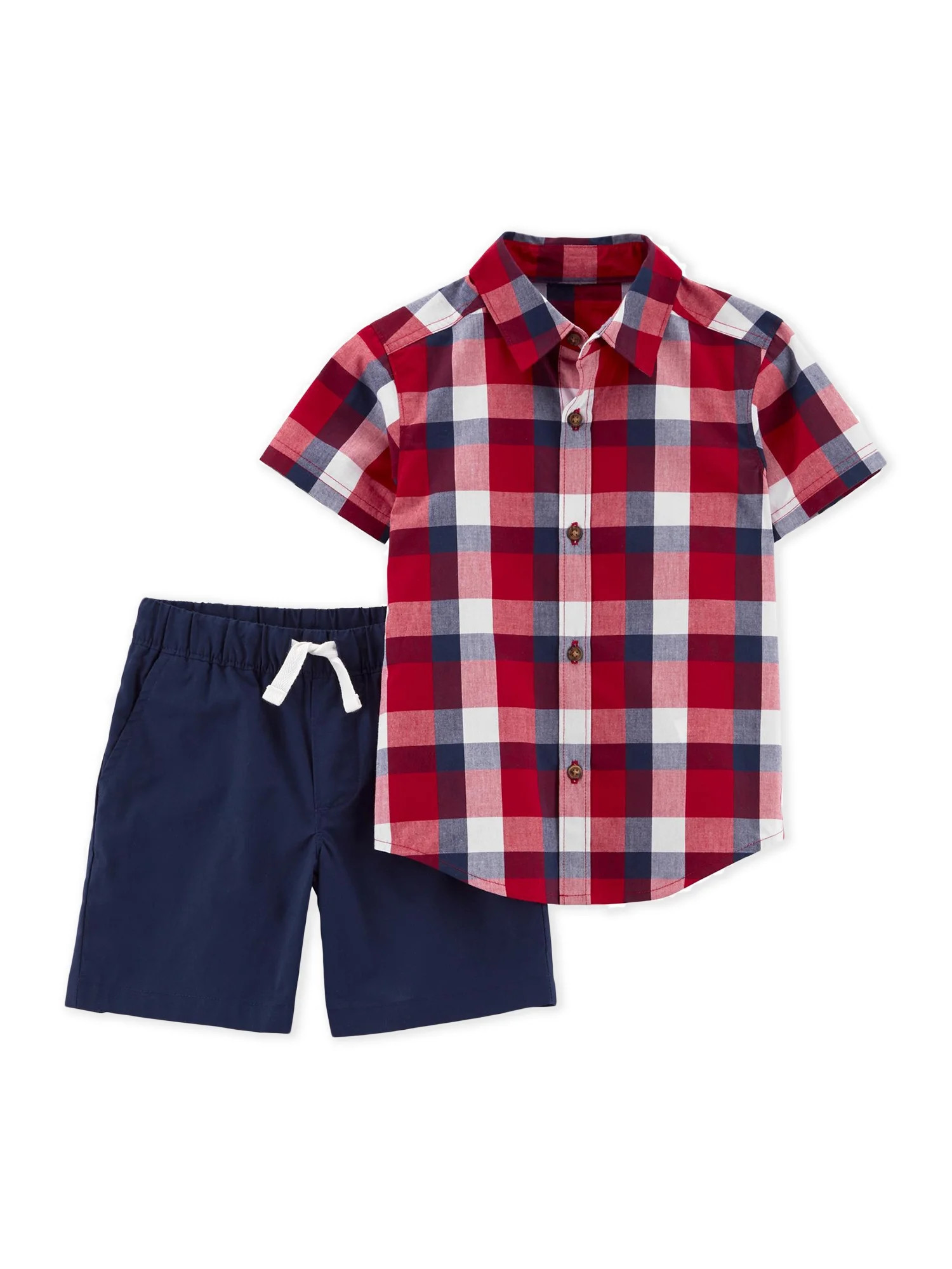 Carter's Child of Mine Toddler Boy Patriotic Outfit Set, 2-Piece, Sizes 12M-5T - Walmart.com | Walmart (US)