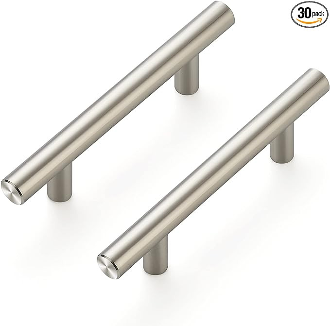 Ravinte 30 Pack 5'' Cabinet Pulls Brushed Nickel Stainless Steel Kitchen Drawer Pulls Cabinet Han... | Amazon (US)