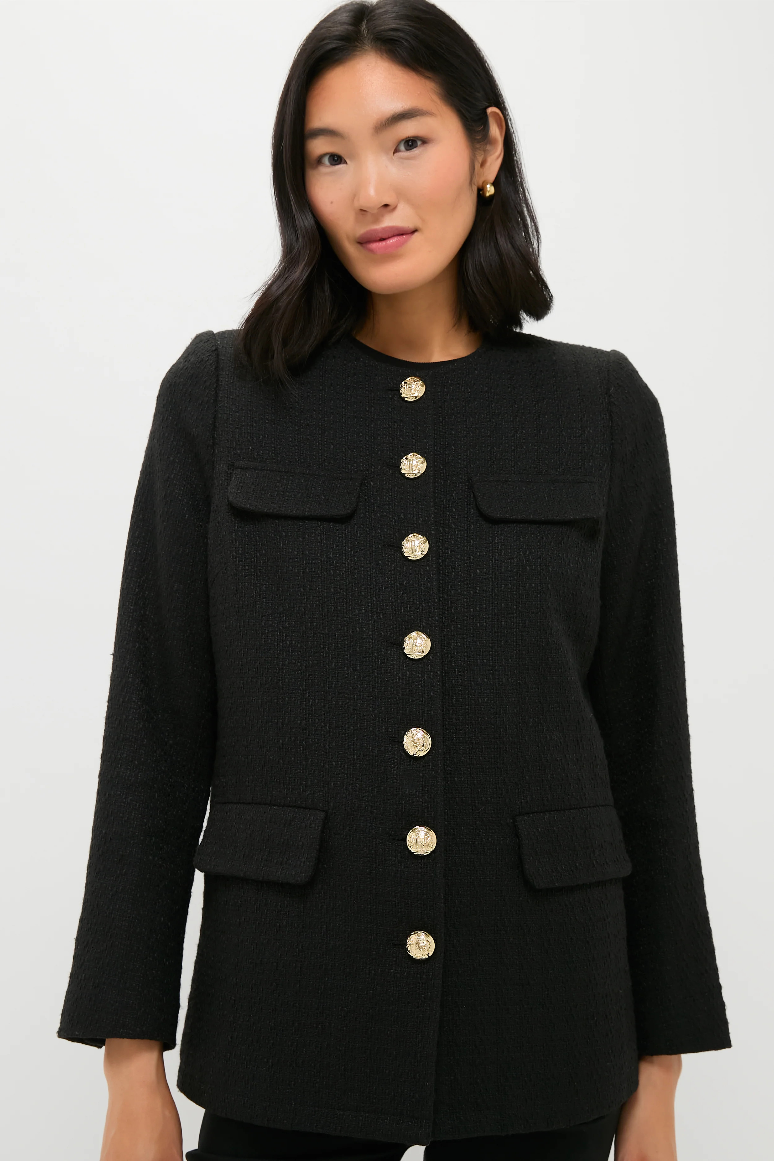 Black Tweed Jennings Jacket | Tuckernuck (US)