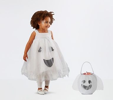 Toddler Light-Up Ghost Tutu Halloween Costume | Pottery Barn Kids | Pottery Barn Kids