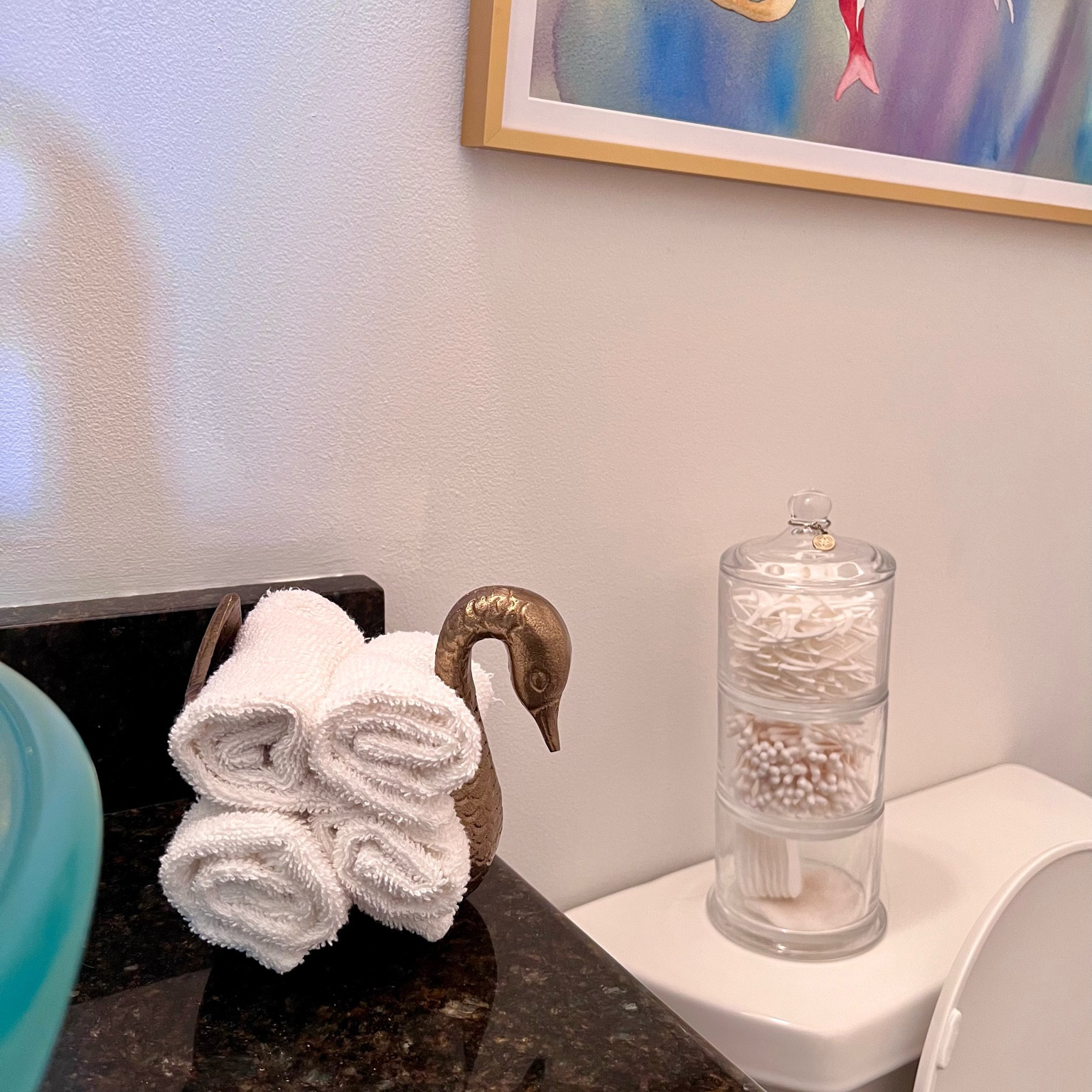 Loving this cute washcloth/hand towel holder for the guest bath! 🦢

#LTKFind #LTKstyletip #LTKhome