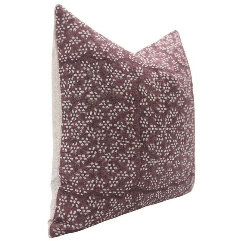 Fabdivine Olavrasti Artisan Block Print Linen Cushion Cover Handmade Decorative Pillow-24X24 Inch | Wayfair North America