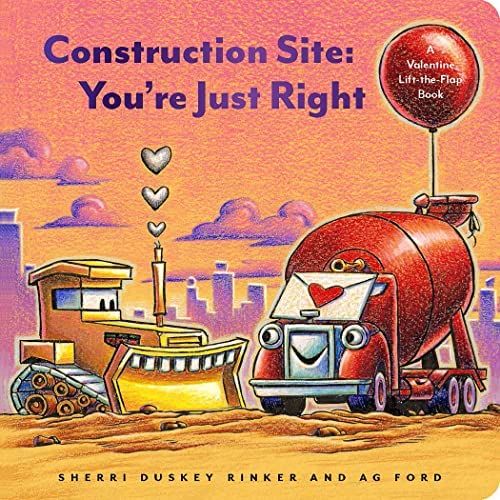 Construction Site: You’re Just Right: A Valentine Lift-the-Flap Book (Goodnight, Goodnight Cons... | Amazon (US)