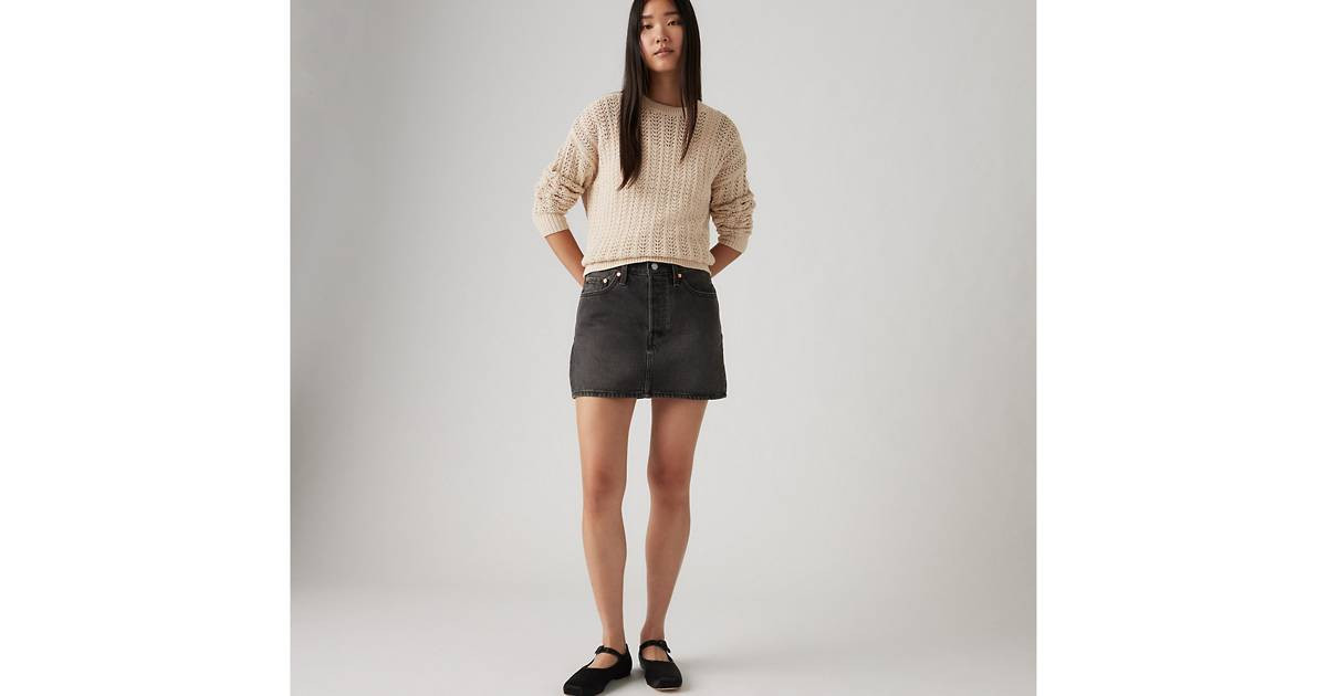 Icon Skirt - Black | Levi's® CA | Levi's CA
