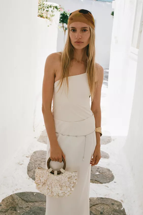 FAUX MOTHER-OF-PEARL APPLIQUÉ BAG | Zara US