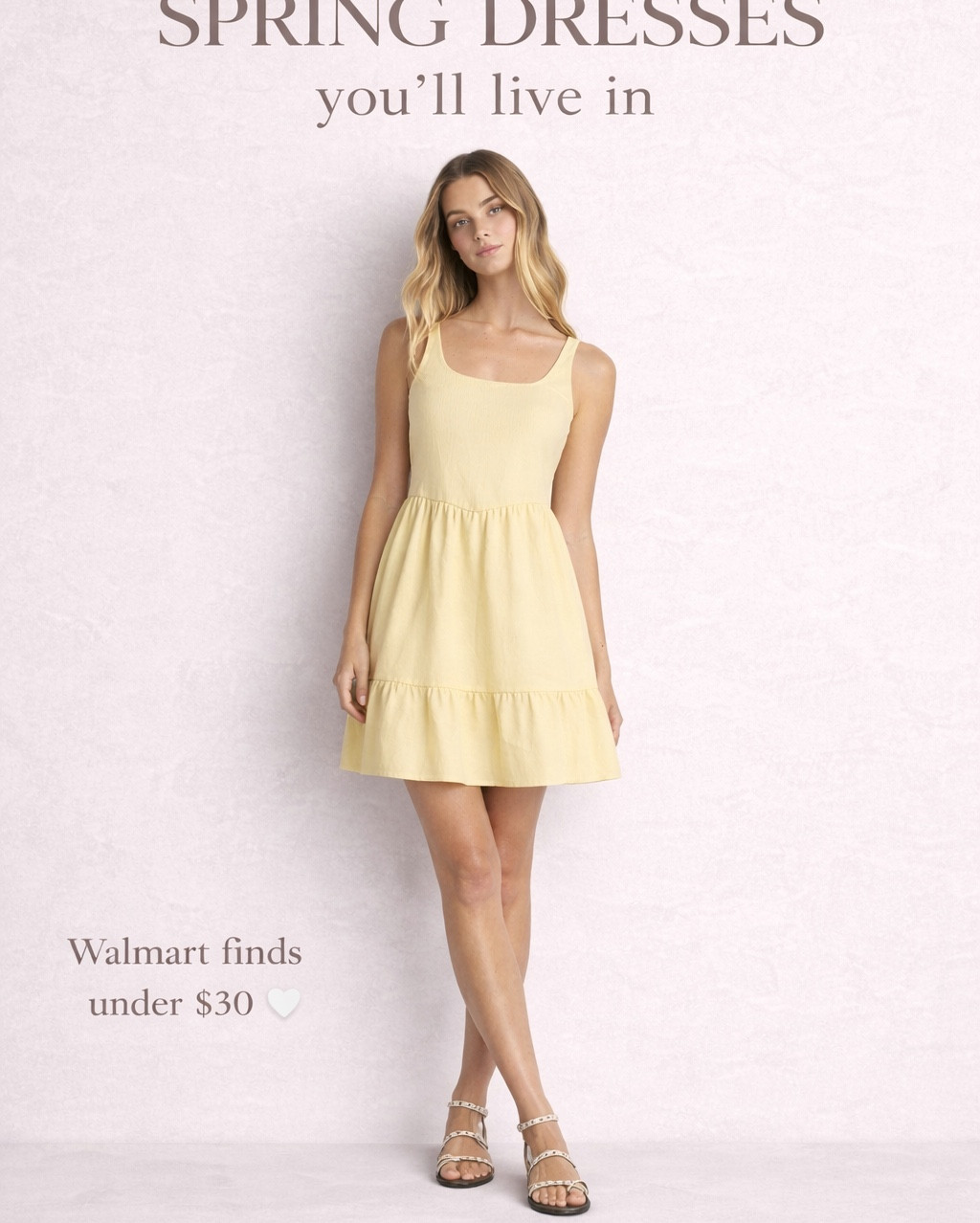 Easy spring dresses you’ll wear on repeat 🤍

All from Walmart & under $30 🙌
These are my go-to throw on & go outfits — comfy, flattering, and perfect for everyday life

Follow me on LTK for daily outfit finds 🤍

#ltkfinds #walmartfashion #springdresses #affordablefashion #momstyle #everydayoutfits #casualstyle #ltkstyle #outfitideas #summerstyle

#LTKootd #LTKU #LTKSeasonal