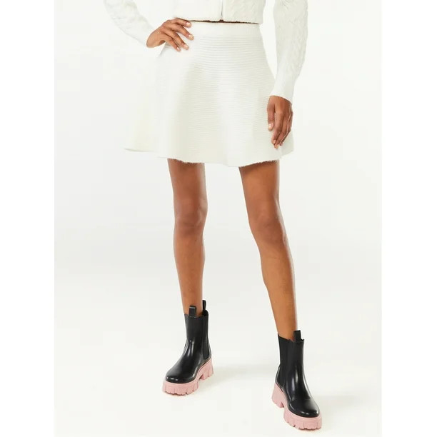 Scoop Women's Sweater Mini Skirt - Walmart.com | Walmart (US)