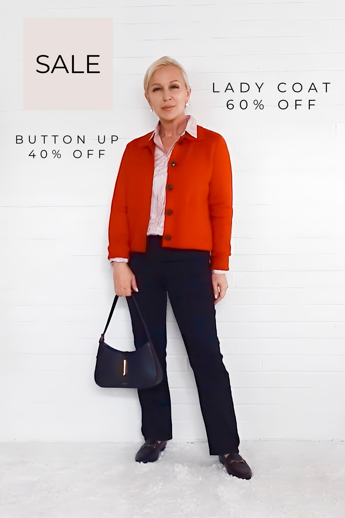 This lovely holly red lady coat / sweater blazer will come in handy for the holiday season. Here, I paired it with a red and white striped button up, black jeans, and loafers for an elevated yet casual outfit.

#LTKSaleAlert #LTKHoliday #LTKOver40