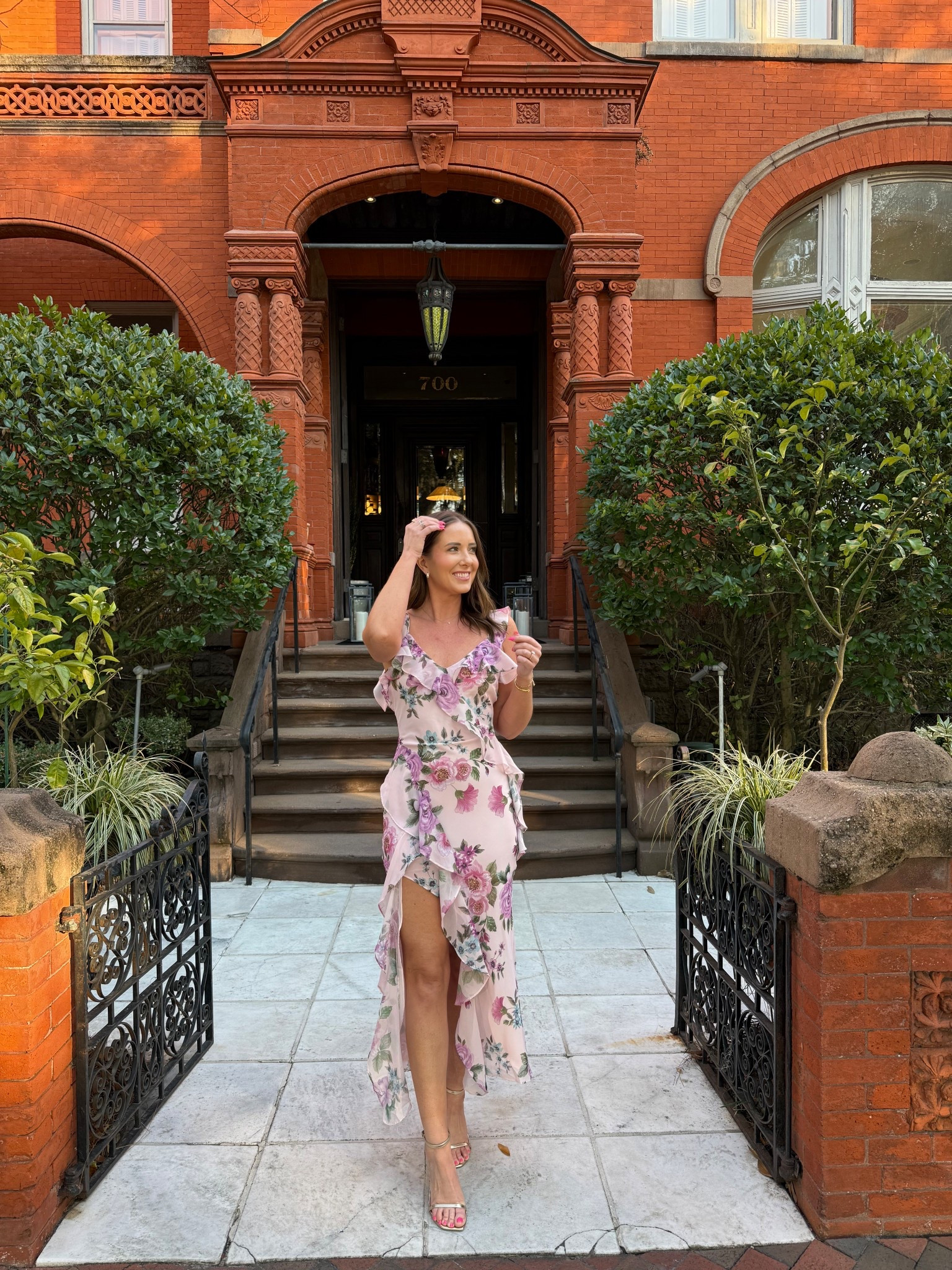 Floral maxi dress 💐 a dress that could be worn for just about any occasion! 

Wedding guest dress, vacation dress 

#LTKWedding #LTKTall #LTKTravel