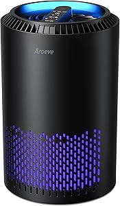 AROEVE Air Purifiers for Home, HEPA Air Purifiers Air Cleaner For Smoke Pollen Dander Hair Smell ... | Amazon (US)