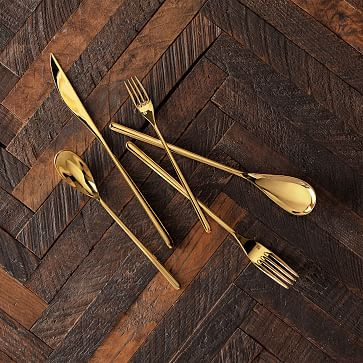 Dragonfly Polished Stainless Steel Flatware Sets | West Elm (US)