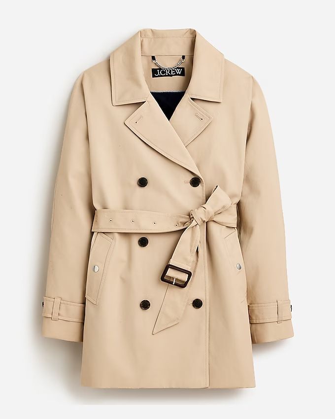 Short trench coat | J.Crew US