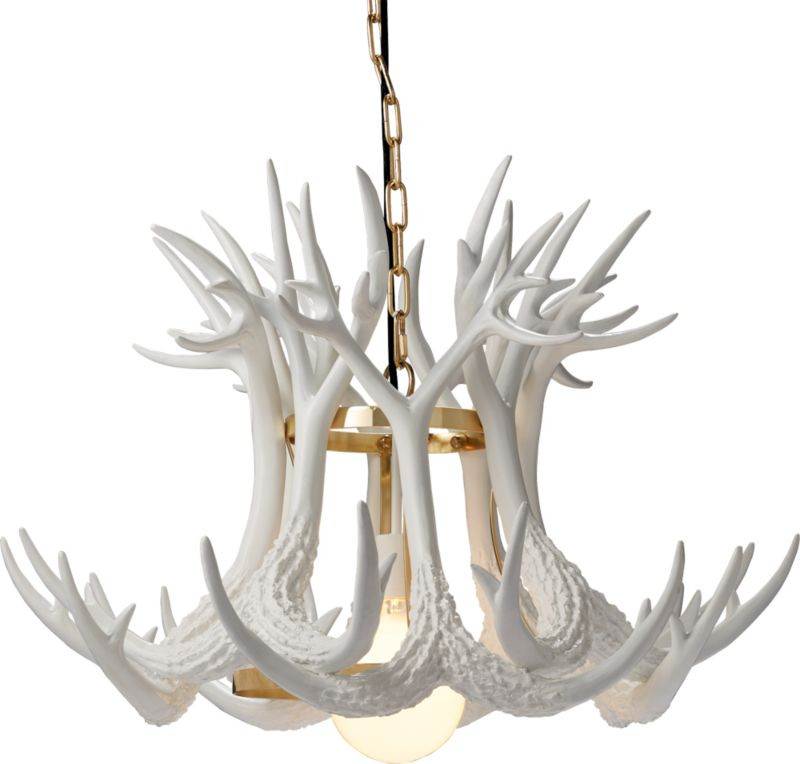 antler pendant light | CB2