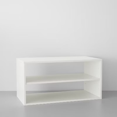 Two Shelf Horizontal Cube White - Made By Design™ | Target
