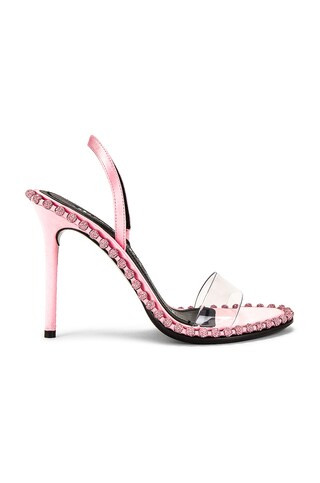 Alexander Wang Nova Crystal Sandal in Prism Pink from Revolve.com | Revolve Clothing (Global)