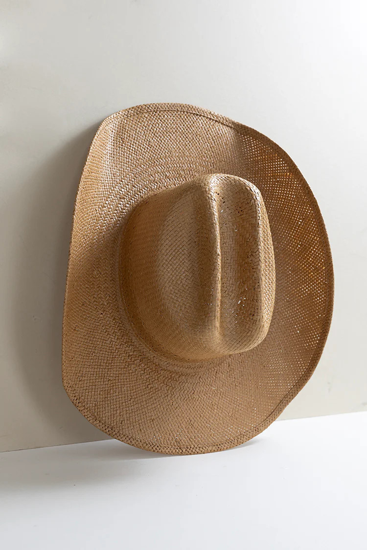 Flea Style Brooks Tan Straw Western Hat | Flea Style